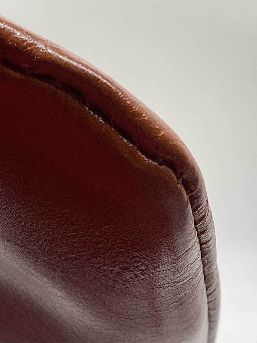 Patricia Nash Smooth Tan Leather Wristlet Clutch - Picture 8 of 14